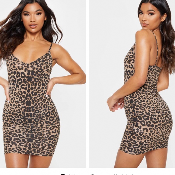 PrettyLittleThing Dresses & Skirts - Prettylittlething Leopard print body con dress